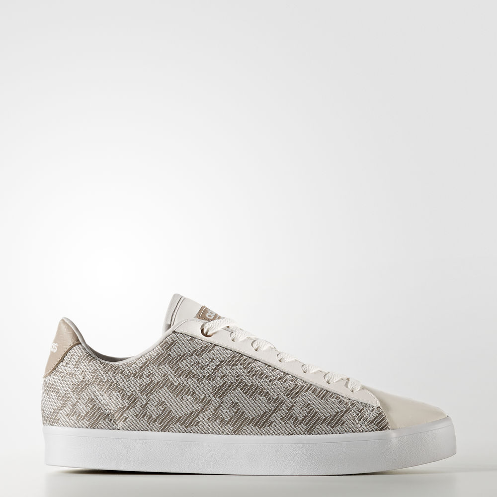 Adidas Cloudfoam Daily Qt Clean - αθλητικα παπουτσια γυναικεια - Μπεζ/Ασπρα/Γκρι/Ροζ,Μέγεθος: EU 36